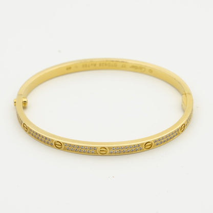 [Clara Jewels]LOVE BRACELET 3.65MM DIAMOND-PAVED