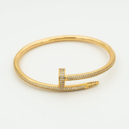 [Clara Jewels]JUSTE BRACELET 3.5MM ALL DIAMONDS