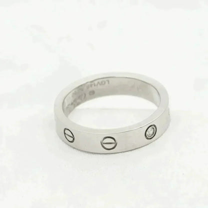[Clara Jewels]LOVE RING 4MM 1 DIAMOND SILVER