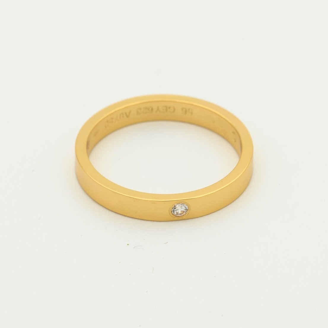 [Clara Jewels]LOVE RING 4MM 1 DIAMOND