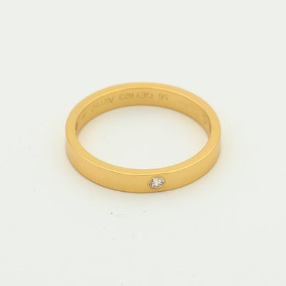 [Clara Jewels]LOVE RING 4MM 1 DIAMOND