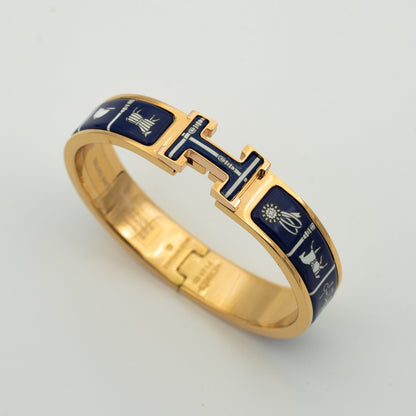 [Clara Jewels]H BRACELET BLUE CERAMIC