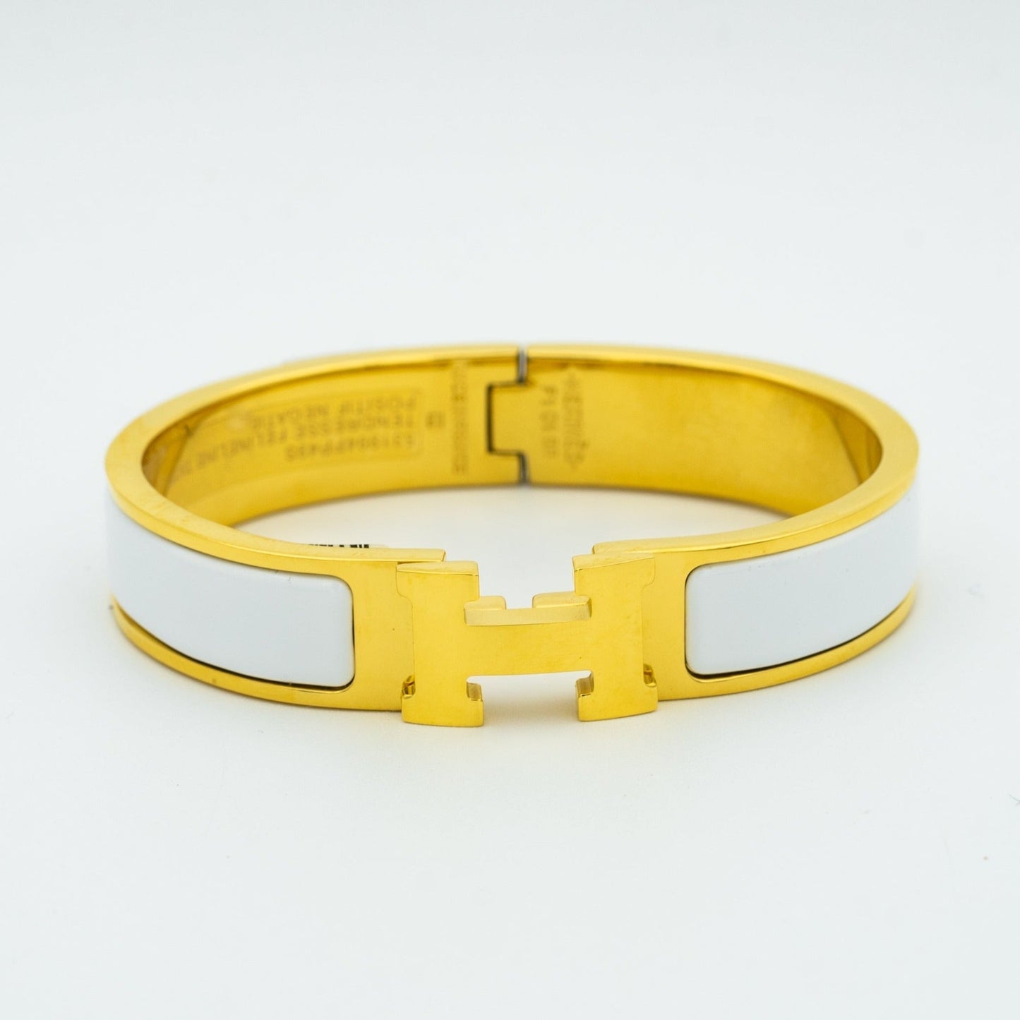 [Clara Jewels]H WHITE BRACELET