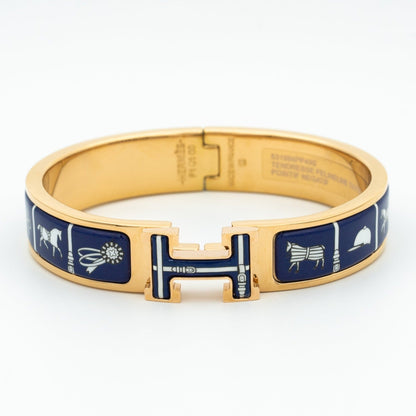 [Clara Jewels]H BRACELET BLUE CERAMIC