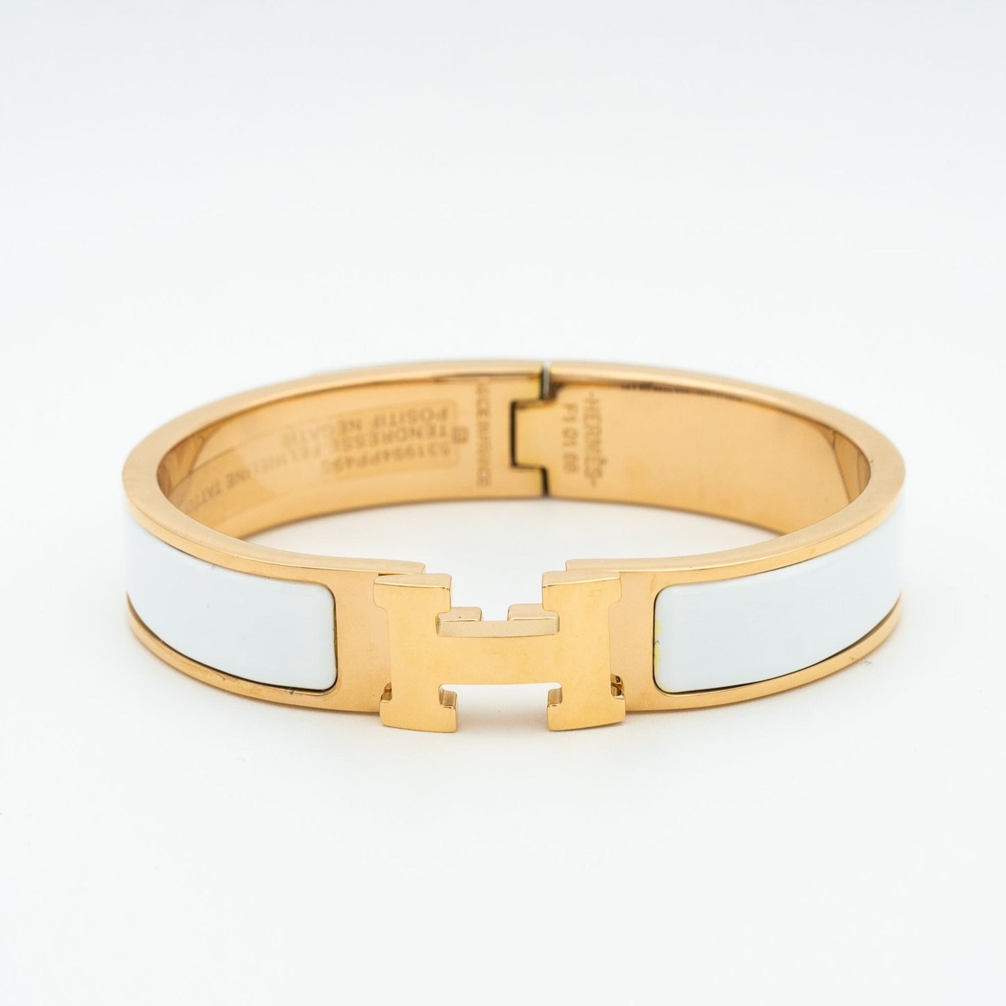 [Clara Jewels]H WHITE BRACELET