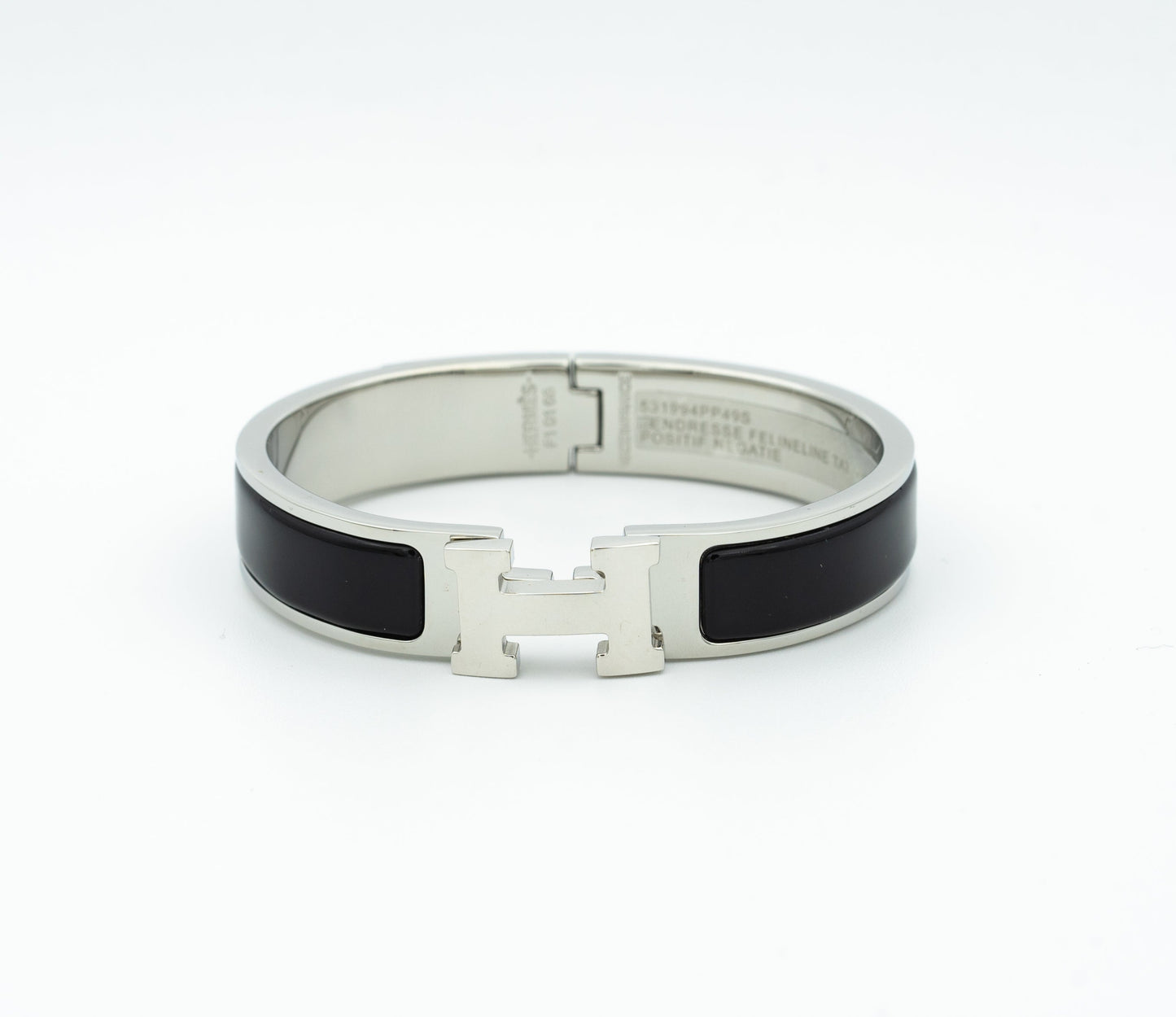 [Clara Jewels]H BLACK BRACELET