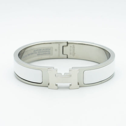 [Clara Jewels]H WHITE BRACELET
