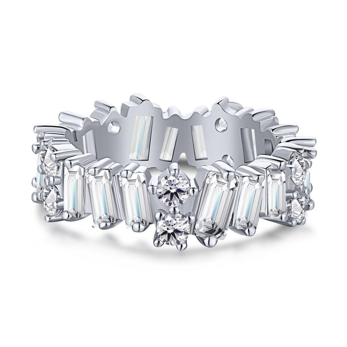 [Clara Jewels]Delicate Multi Shape Tennis Ring