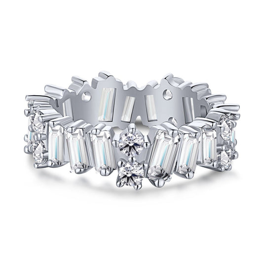 [Clara Jewels]Delicate Multi Shape Tennis Ring