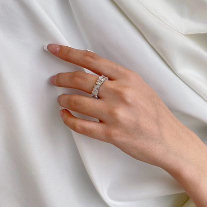 [Clara Jewels]Delicate Multi Shape Tennis Ring