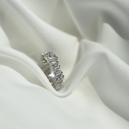 [Clara Jewels]Delicate Multi Shape Tennis Ring