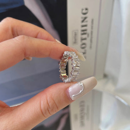 [Clara Jewels]Delicate Multi Shape Tennis Ring
