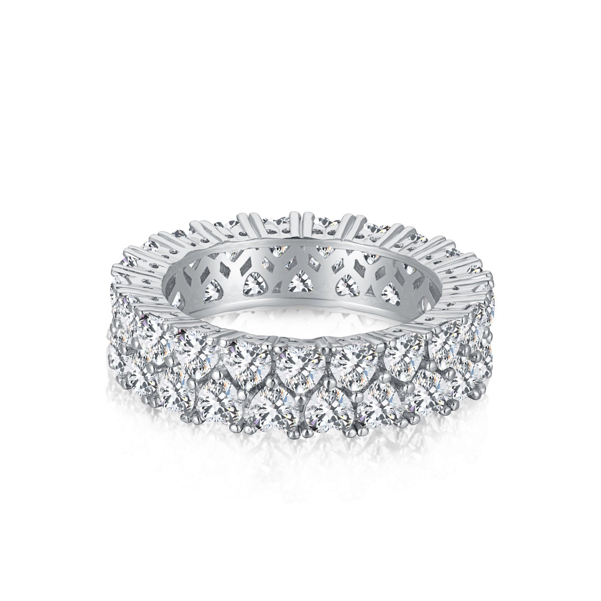 [Clara Jewels]Sparkling Full Heart Ring