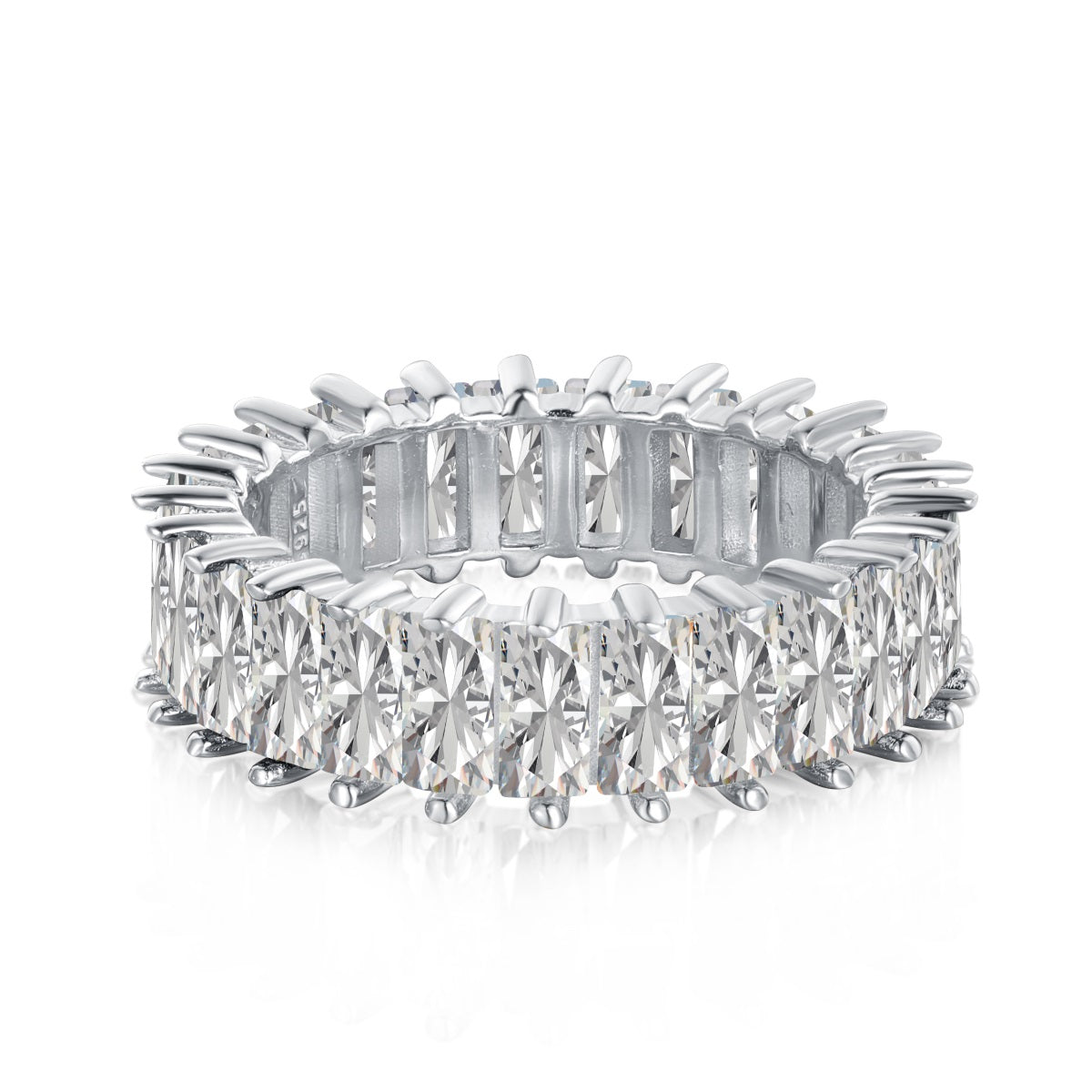 [Clara Jewels]Unique Colorful Radiant Cut RIng
