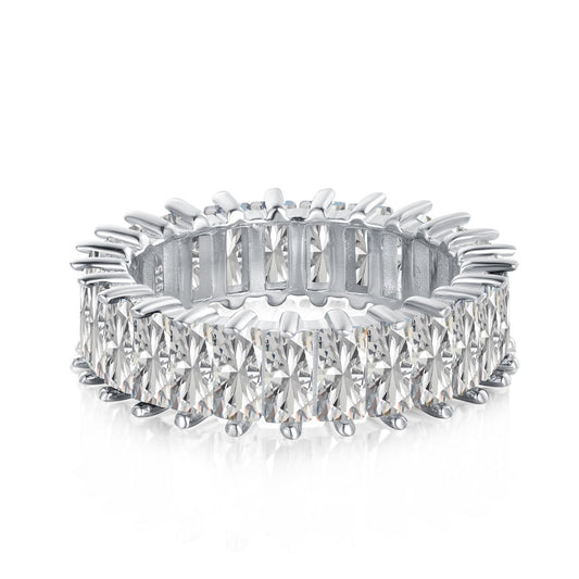 [Clara Jewels]Unique Colorful Radiant Cut RIng