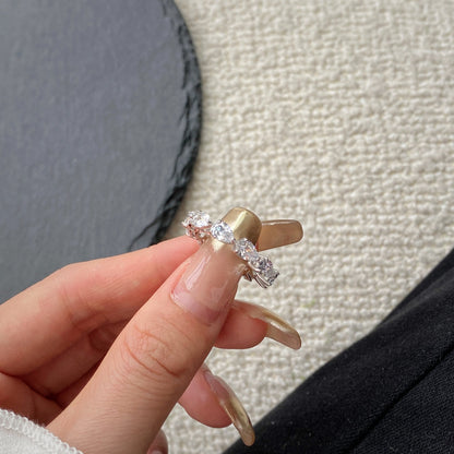 [Clara Jewels]Exquisite Pear Cut Tennis Ring