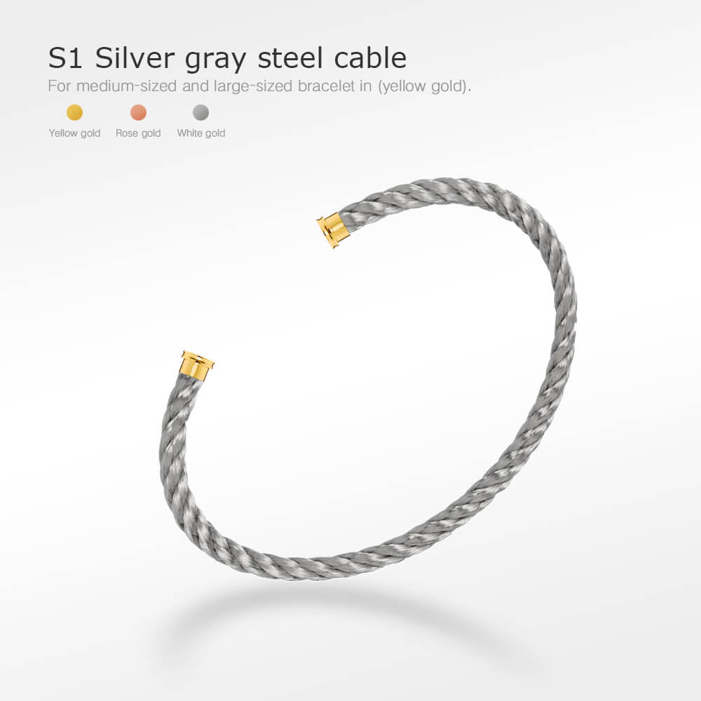 [Clara Jewels]FORCE SERIES BRACELET CABLES 50 CHOICES (DIY SELECTION)