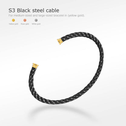 [Clara Jewels]FORCE SERIES BRACELET CABLES 50 CHOICES (DIY SELECTION)