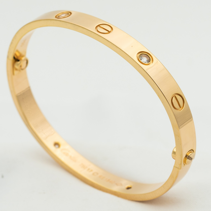 [Clara Jewels]LOVE BRACELET 6.1MM 4 DIAMONDS