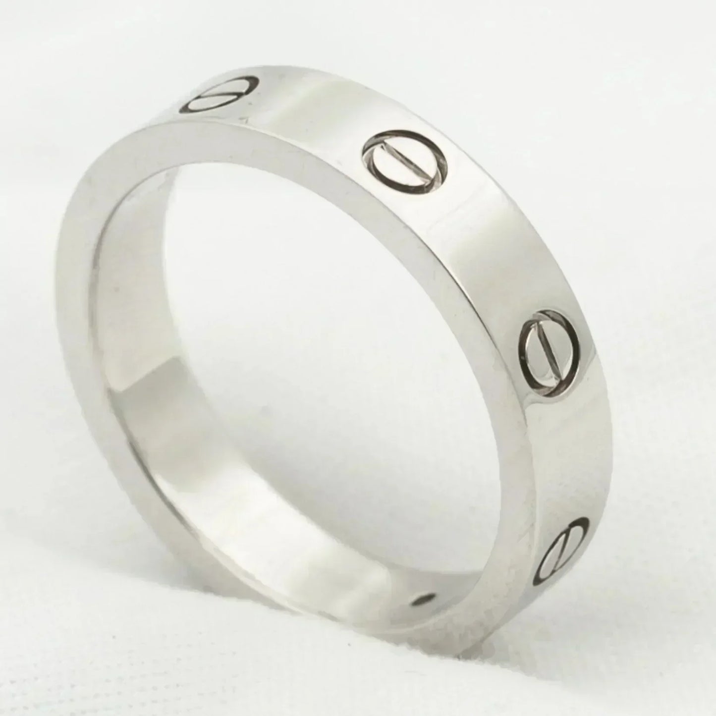 [Clara Jewels]LOVE RING 4MM 1 DIAMOND SILVER