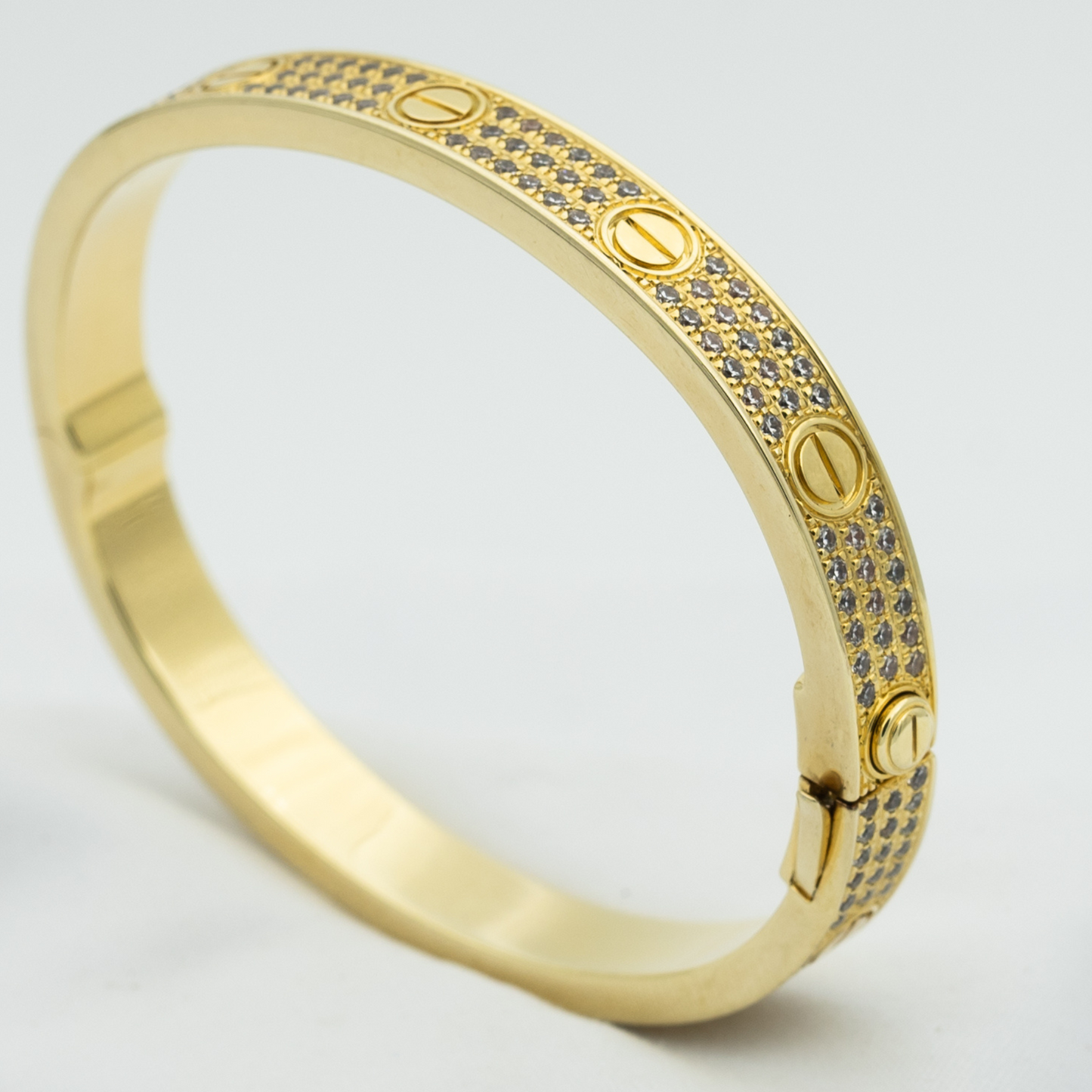 [Clara Jewels]LOVE BRACELET 6.1MM DIAMOND-PAVED