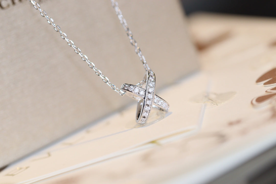 [Clara Jewels]JEUX DE DIAMOND NECKLACE