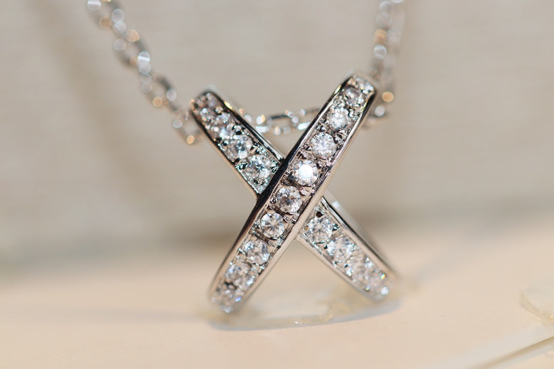[Clara Jewels]JEUX DE DIAMOND NECKLACE