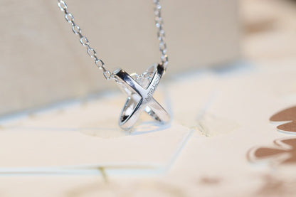 [Clara Jewels]JEUX DE DIAMOND NECKLACE