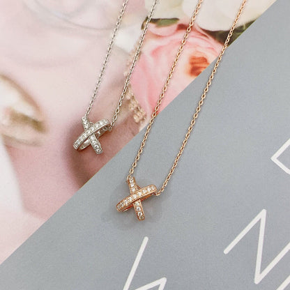 [Clara Jewels]JEUX DE DIAMOND NECKLACE