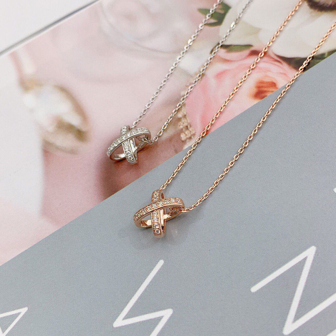 [Clara Jewels]JEUX DE DIAMOND NECKLACE