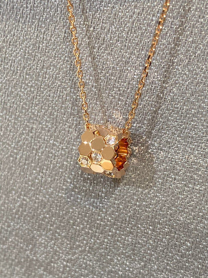 [Clara Jewels]BEE LOVE DIAMOND NECKLACE