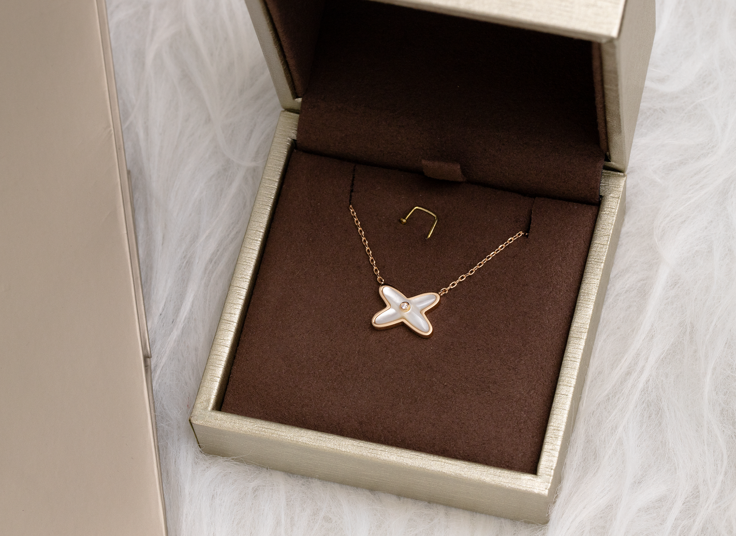 [Clara Jewels]JEUX DE NECKLACE 1 DIAMOND