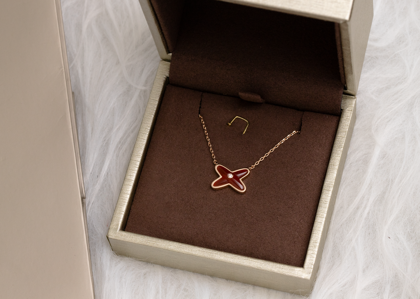 [Clara Jewels]JEUX DE NECKLACE 1 DIAMOND