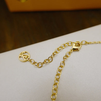 [Clara Jewels]BLOOMING SUPPLE NECKLACE BRASS