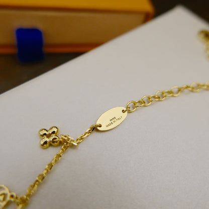 [Clara Jewels]BLOOMING SUPPLE NECKLACE BRASS