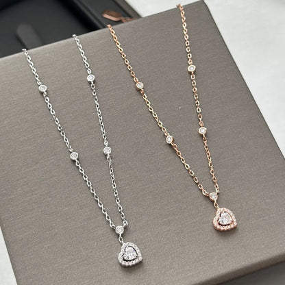 [Clara Jewely]JOY HEART DIAMOND NECKLACE