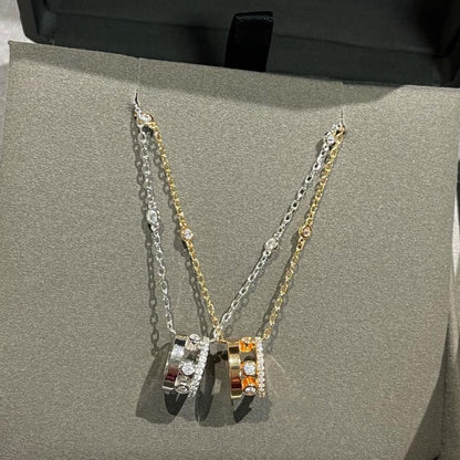 [Clara Jewely]CHAIN MOVE ROMANE PEDAND NECKLACE