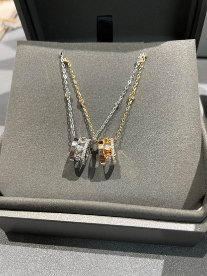 [Clara Jewely]CHAIN MOVE ROMANE PEDAND NECKLACE