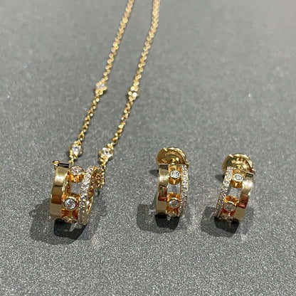[Clara Jewely]CHAIN MOVE ROMANE PEDAND NECKLACE