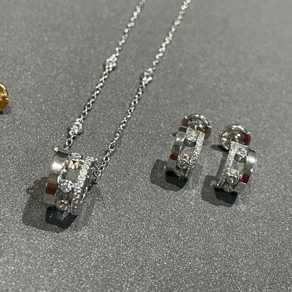 [Clara Jewely]CHAIN MOVE ROMANE PEDAND NECKLACE