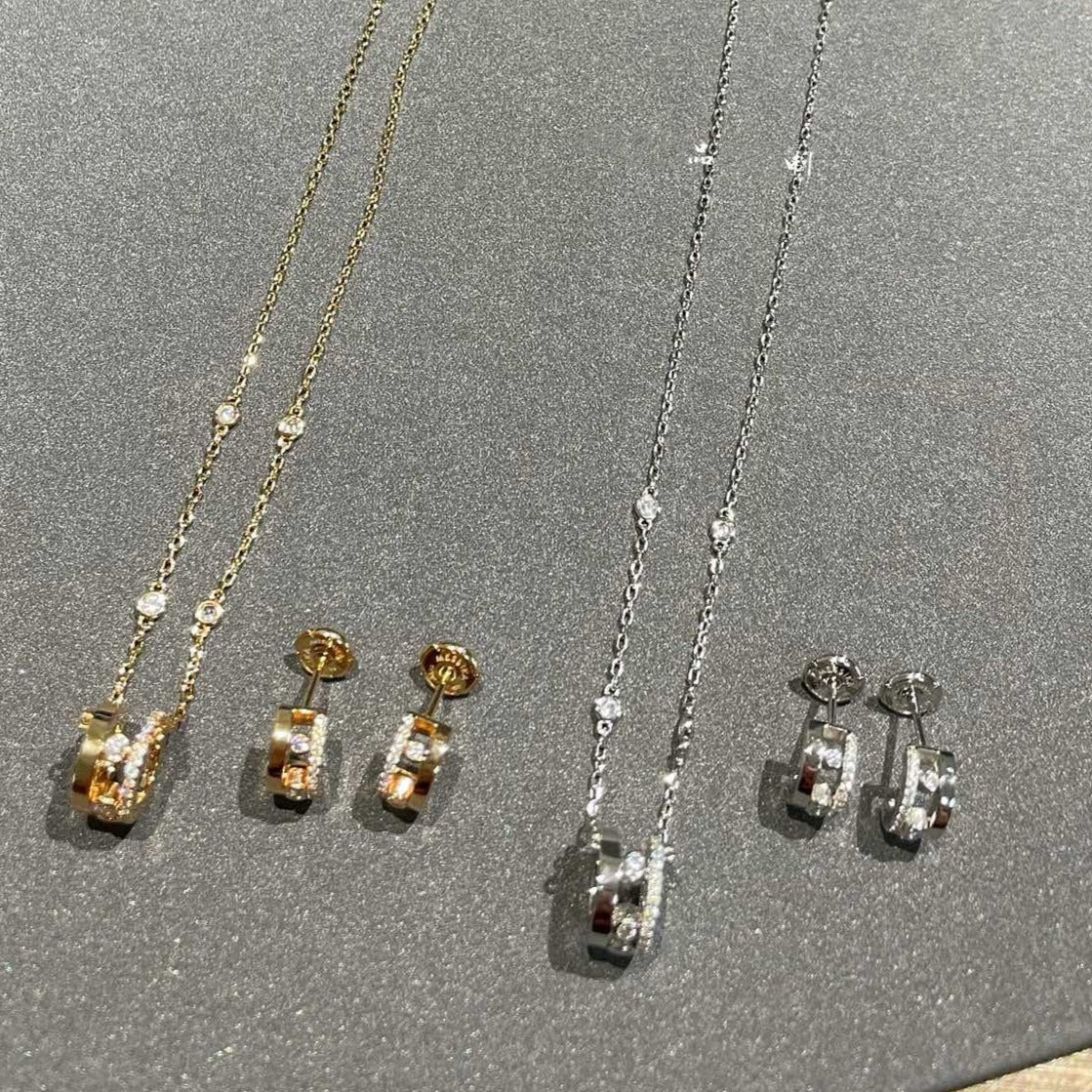 [Clara Jewely]CHAIN MOVE ROMANE PEDAND NECKLACE