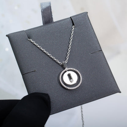 [Clara Jewely]LUCKY MOVE PM NECKLACE SILVER DIAMOND
