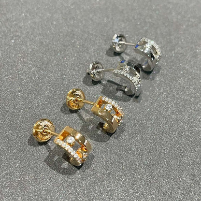 [Clara Jewely]MOVE ROMANE EARRINGS DIAMOND