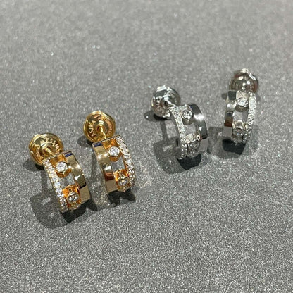 [Clara Jewely]MOVE ROMANE EARRINGS DIAMOND