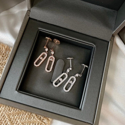 [Clara Jewely]DORMEUSES MOVE UNO DIAMOND EARRINGS