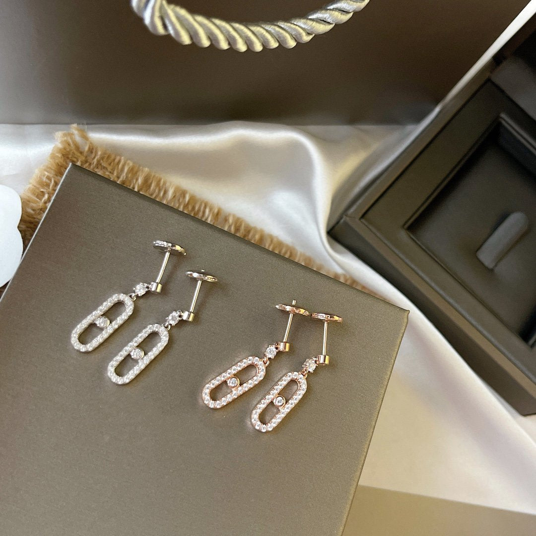 [Clara Jewely]DORMEUSES MOVE UNO DIAMOND EARRINGS