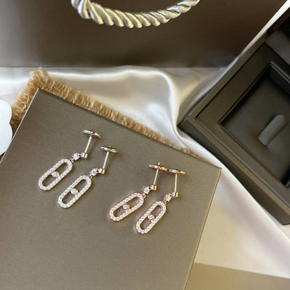 [Clara Jewely]DORMEUSES MOVE UNO DIAMOND EARRINGS