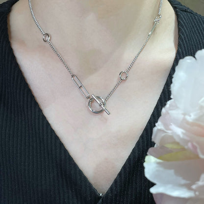 [Clara Jewels]HM STERLING CHAINE D'ANCRE HEART