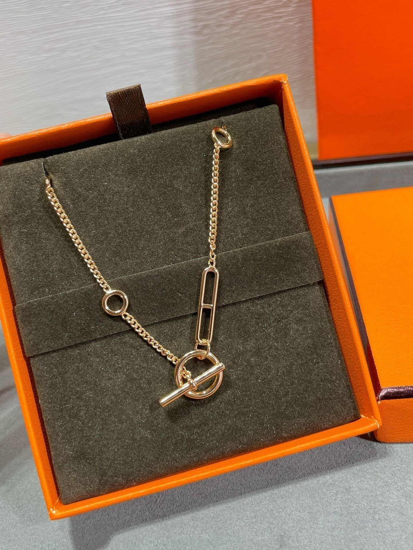 [Clara Jewels]HM STERLING CHAINE D'ANCRE HEART