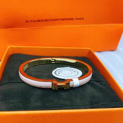 [Clara Jewels]CLASSIC HM CLIC  PINK 8MM ENAMEL BRACELET